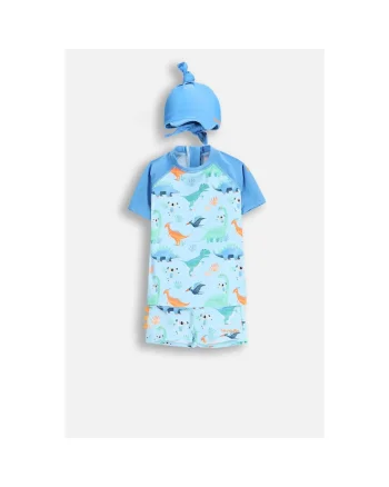 Set de baie cu imprimeu cu dinozauri - UPF 50