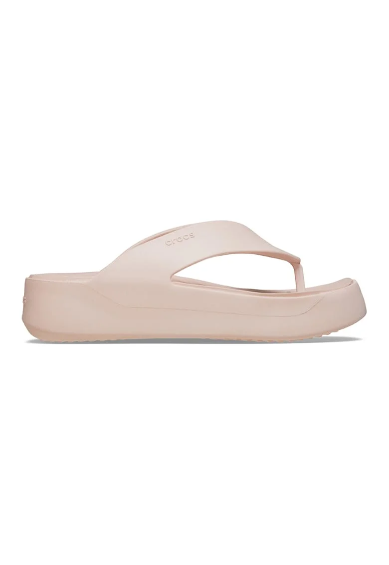 Papuci flip-flop cu talpa wegde