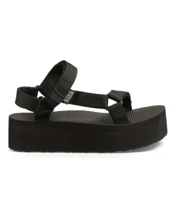 Sandale wedge din material textil cu velcro Universal