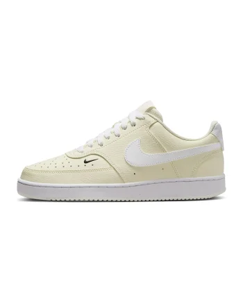 Pantofi sport Court Vision Low Next Nature, Alb/Galben pal