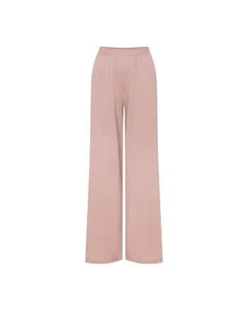 Pantaloni dama  Ruthie, roz murdar, bumbac, croiala lejera