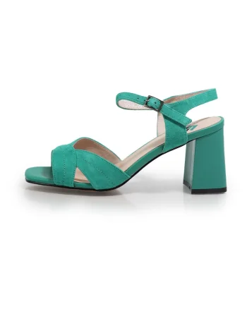 Sandale Elegante  2603141 din piele naturala, Verde