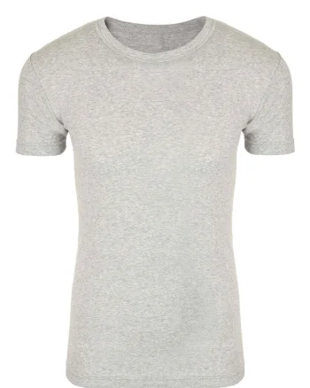 Tricou de barbati  pentru maneci scurte gri, Gri