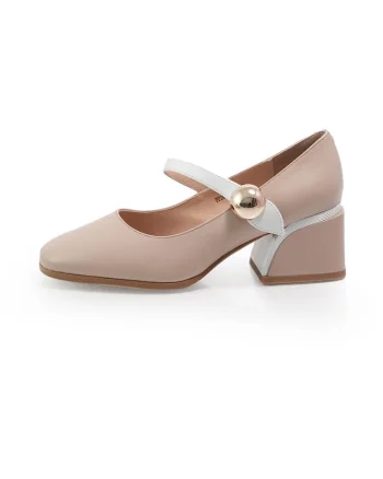 Pantofi  2601477 din piele naturala, Roz