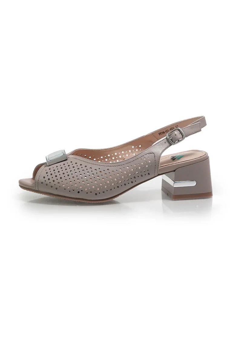 Sandale dama  2601499 din piele naturala, Maro