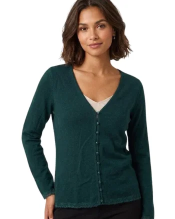 Cardigan tricotat fin Alina,