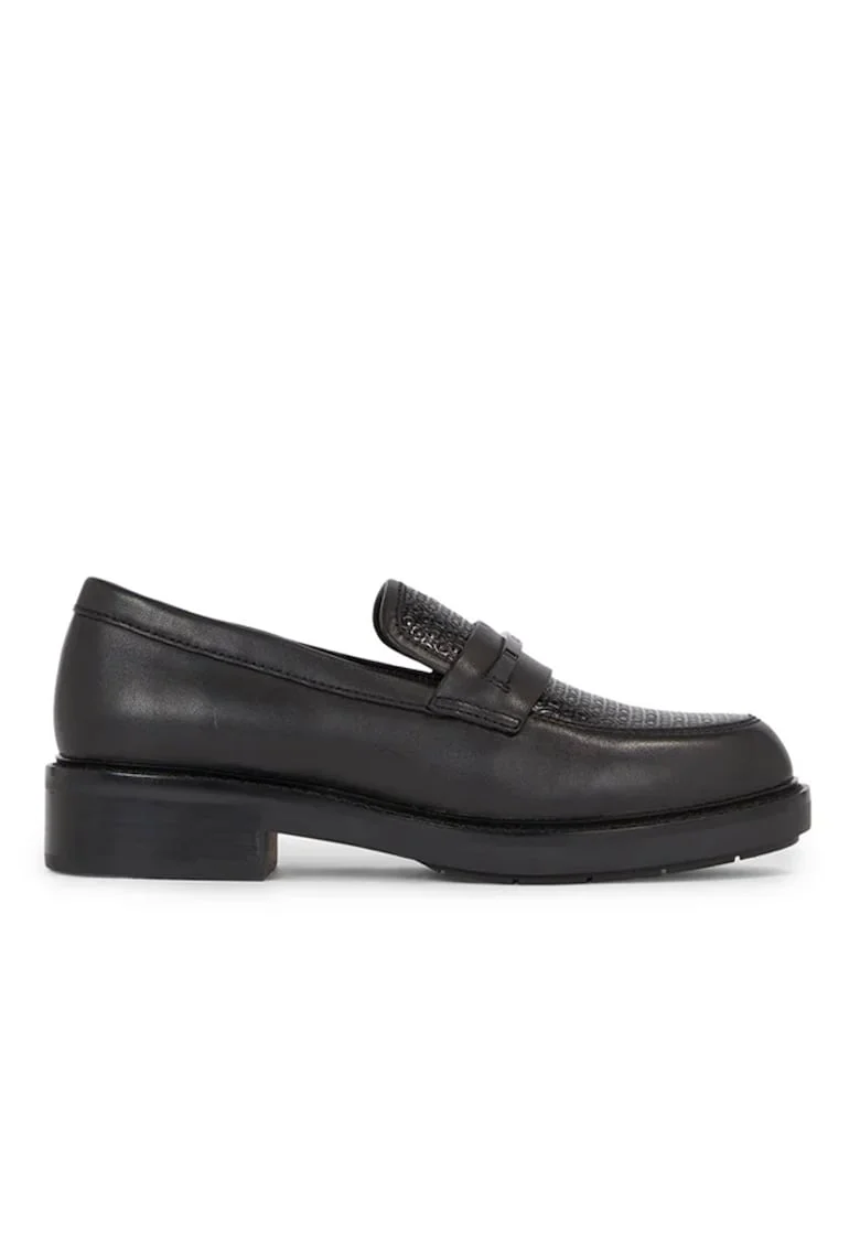 Pantofi Loafers Rbr Sole Loafer W/Hw-Nano Mono HW0HW01723, Negru