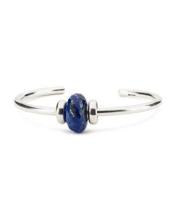 Bratara  Deschisa Simpla cu Lapis Lazuli, din Argint 925