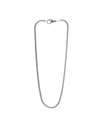 Colier  Foxtail cu Ȋncuietoare Floare, din Argint 925, 38 CM
