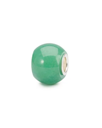 Talisman  Aventurin Rotund, cu Argint 925, Verde