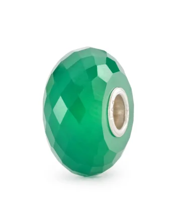 Talisman  Onix Verde, cu Argint 925, Verde