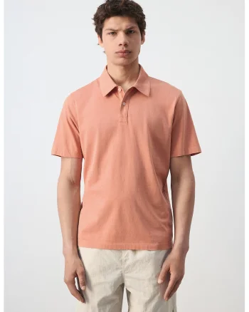 Tricou regular fit din material pique, Piersica