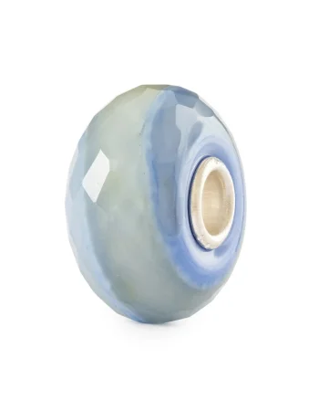 Talisman  Piatra Apei Laguna, lucrat manual din Sticla Artizanala de Murano si Argint 925, Albastru