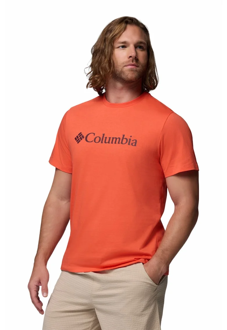 Tricou din bumbac organic CSC Basic Logo™, Portocaliu