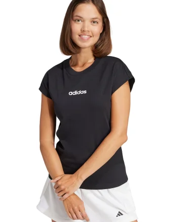 Tricou de bumbac cu decolteu rotund Essentials, Negru/Alb optic
