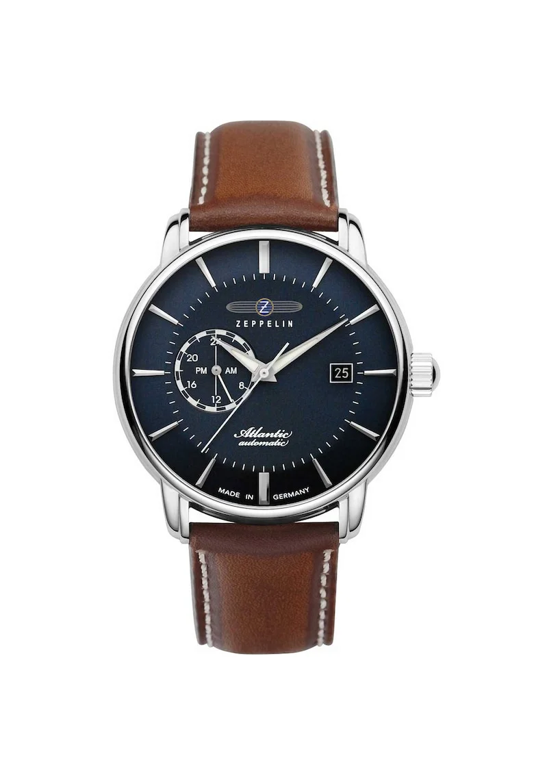 Ceas barbatesc  8470-3, Automatic, 41mm, 5ATM, Argintiu