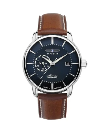 Ceas barbatesc  8470-3, Automatic, 41mm, 5ATM, Argintiu