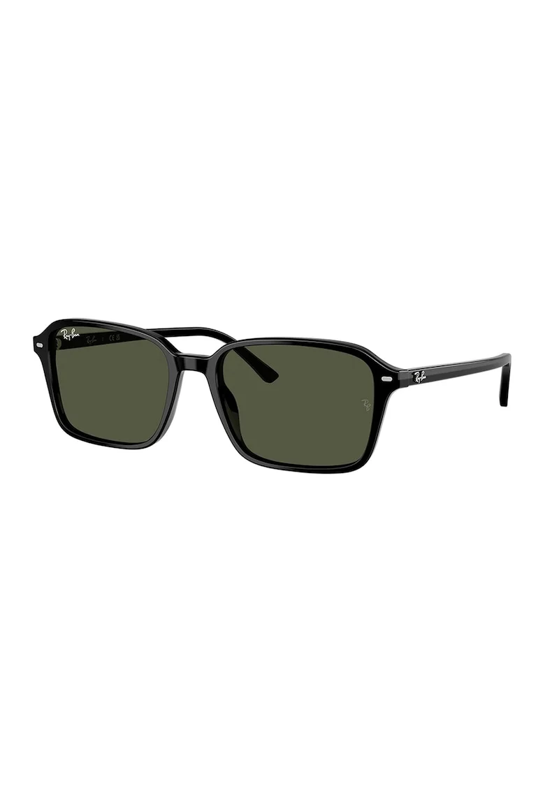 Ochelari de soare patrati unisex, Negru