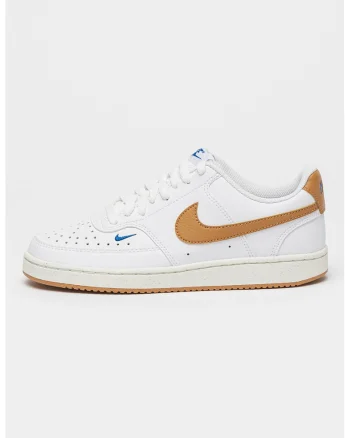 Pantofi sport Court Vision Low Next Nature, Alb/Caramel