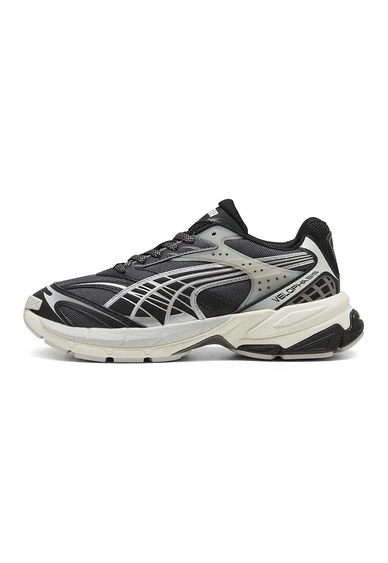 Pantofi sport cu insertii textile Velophasis Born in the 2000s, Negru/Gri deschis/Argintiu