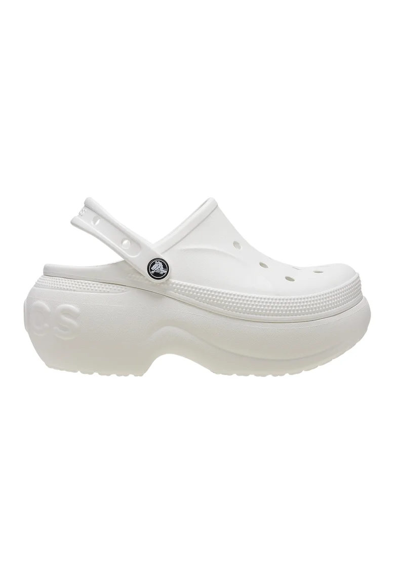 Saboti unisex cu model uni Bella, Alb
