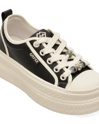 Pantofi sport GRYXX negri, 687, din piele naturala