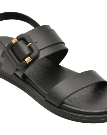 Sandale GRYXX negre, 202653, din piele naturala