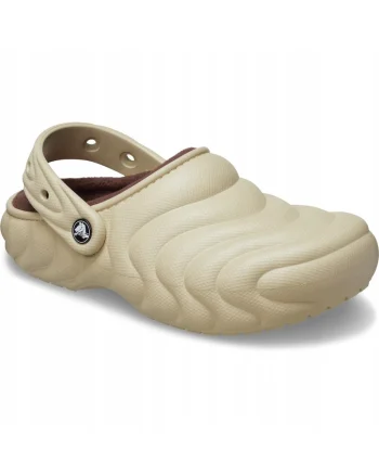 Saboti Izolati Femei Croslite, Classic Lined Overpuff Clog, Maro, Maro