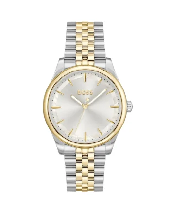 Ceas dama  1502779 Quartz Argintiu, Auriu, Argintiu