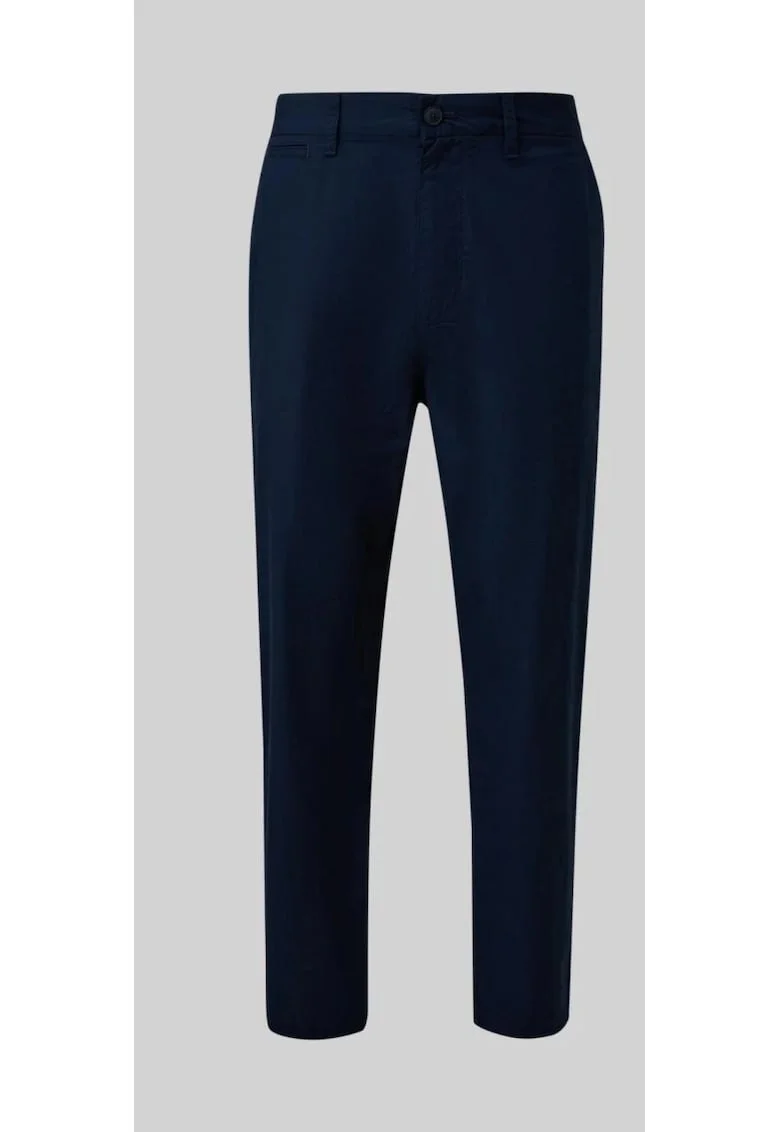 Pantaloni chino cu talie medie Detroit, Bleumarin