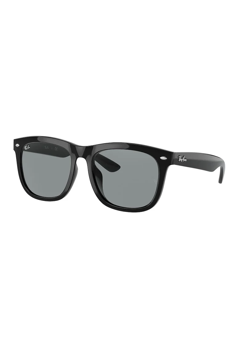 Ochelari de soare wayfarer unisex, Negru stins