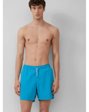 Pantaloni scurti barbati pentru inot cu croiala Regular fit, Albastru deschis