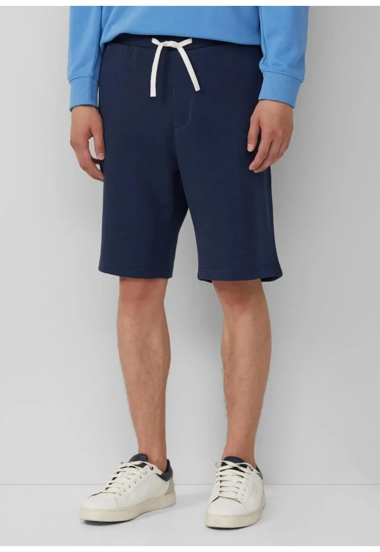 Pantaloni scurti barbati, Detroit, cu talie medie si croiala Regular Fit, Bleumarin