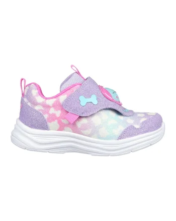 Pantofi sport cu aspect stralucitor Glimmer Kicks, Lila/Roz