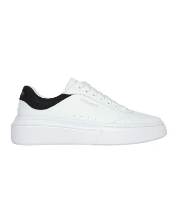Pantofi sport din piele ecologica Cordova, Alb/Negru