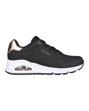 Pantofi sport wedge Uno - Golden Air, Negru