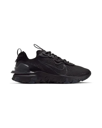 Pantofi sport de plasa tricotata React Vision, Onyx Black