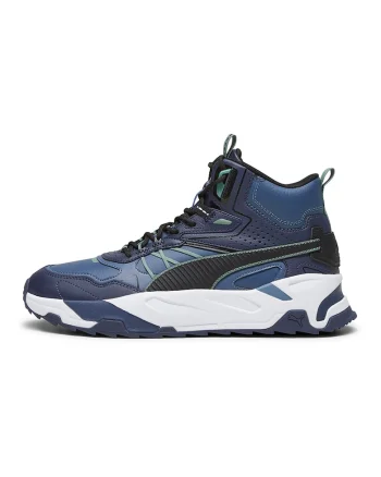 Pantofi sport mid-cut Trinity Hybrid, Negru/Albastru/Bleumarin