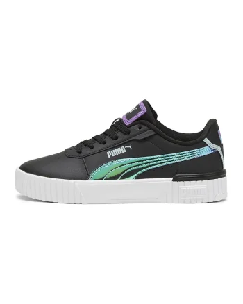 Pantofi sport de piele ecologica Carina 2.0 Deep Dive, Verde/Negru