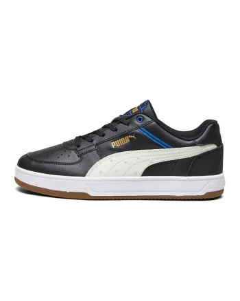 Pantofi sport de piele ecologica cu detalii contrastante Caven 2.0 Retro, Negru/Alb murdar