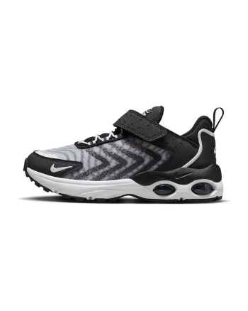 Pantofi sport cu inchidere velcro Air Max, Alb/Negru/Gri