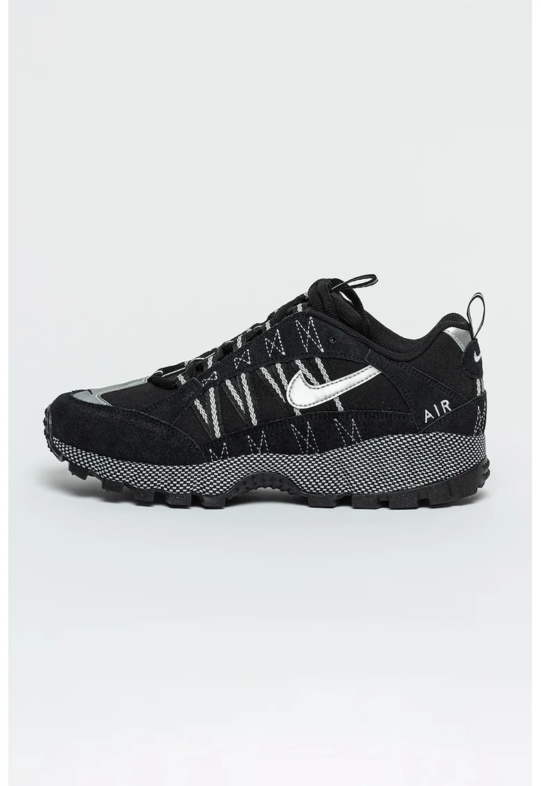 Pantofi sport unisex cu insertii contrastante Air Humara, Negru/Argintiu