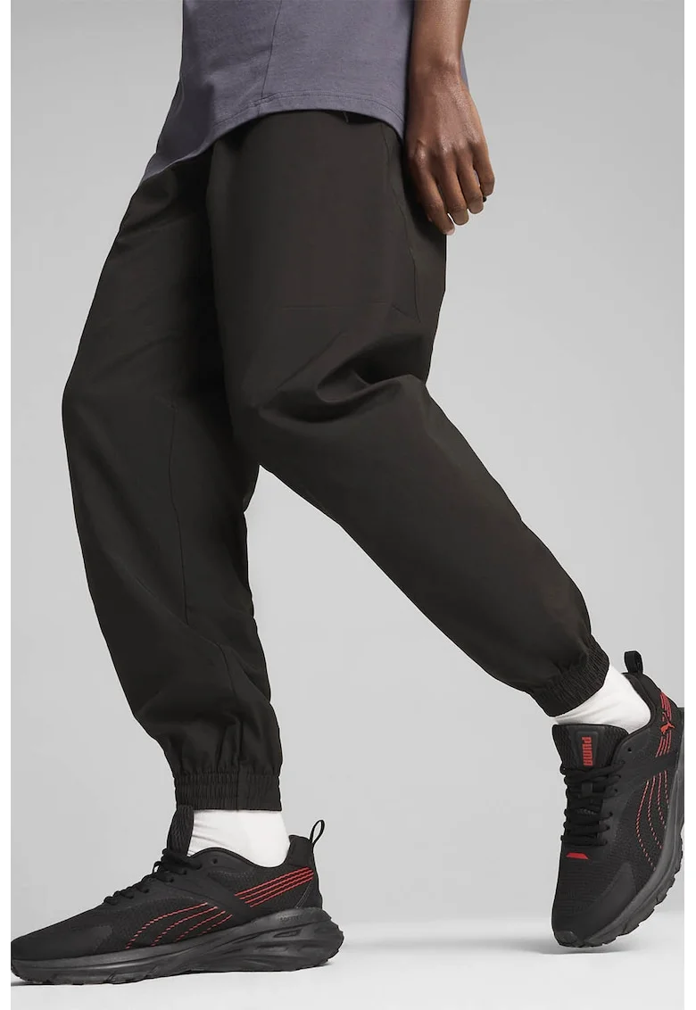 Pantaloni de trening cu logo discret Open Road, Negru
