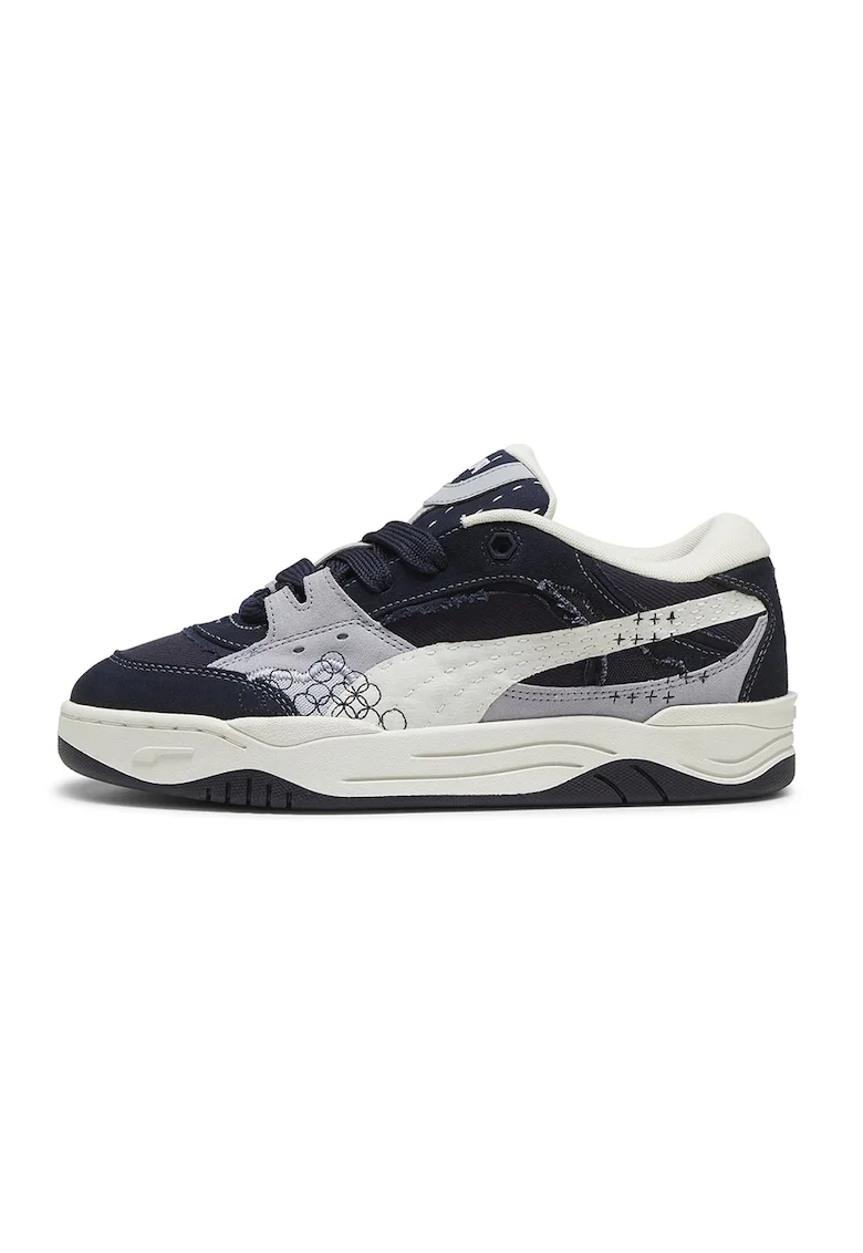 Pantofi sport cu model colorblock 180, Albastru ultramarin/Alb murdar