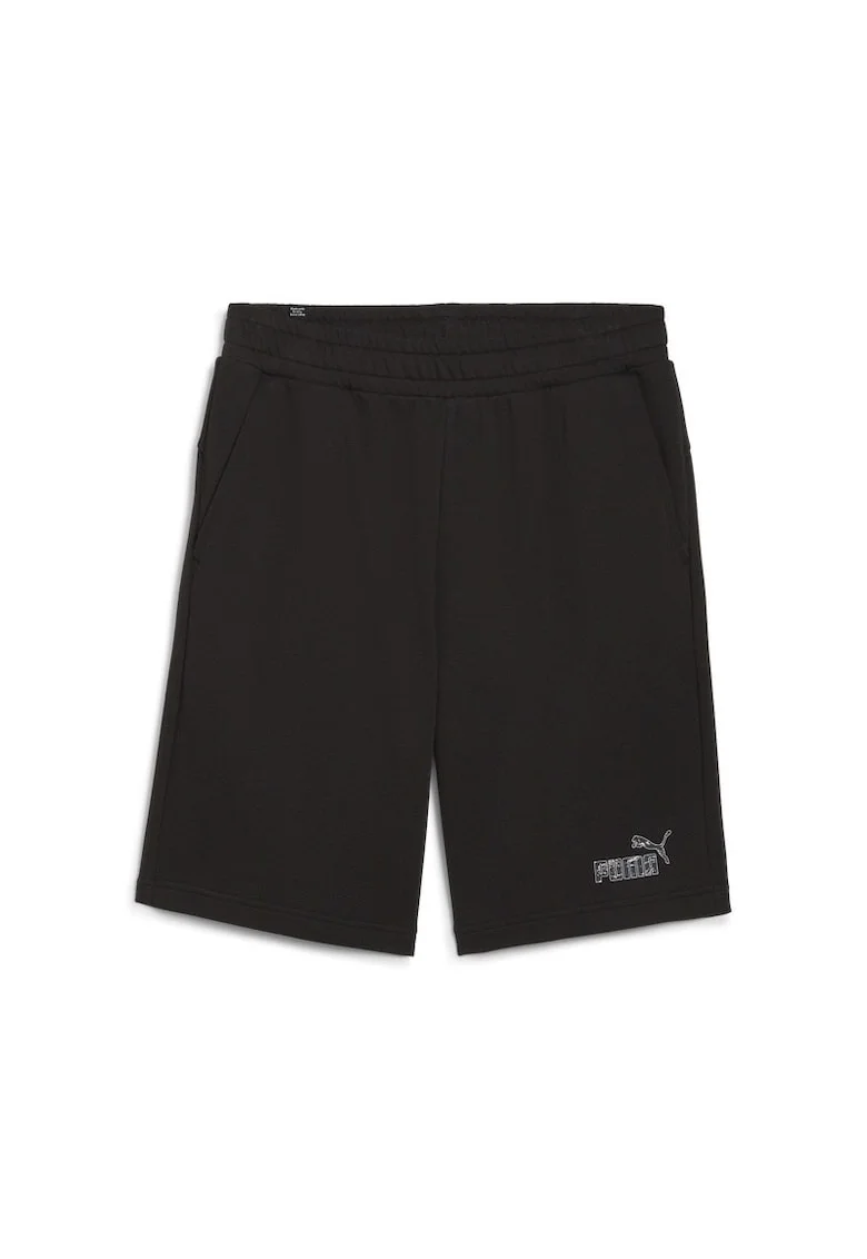 Pantaloni  pentru Barbati, ess+ camo shorts tr 10ÕÕ, 683232-01, Negru, Negru