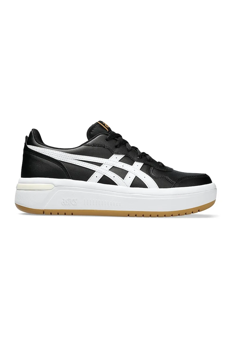 Pantofi sport de piele ecologica Japan S, Alb/Negru