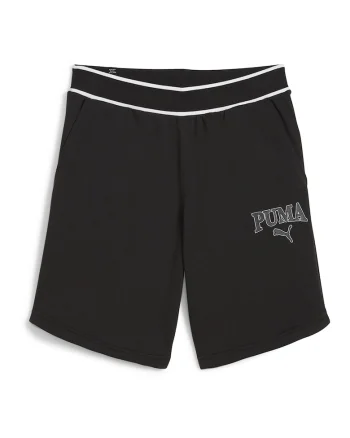 Pantaloni scurti cu logo Squad, Negru