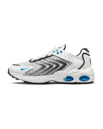 Pantofi sport cu segmente din material sintetic Air Max, Alb/Negru/Albastru