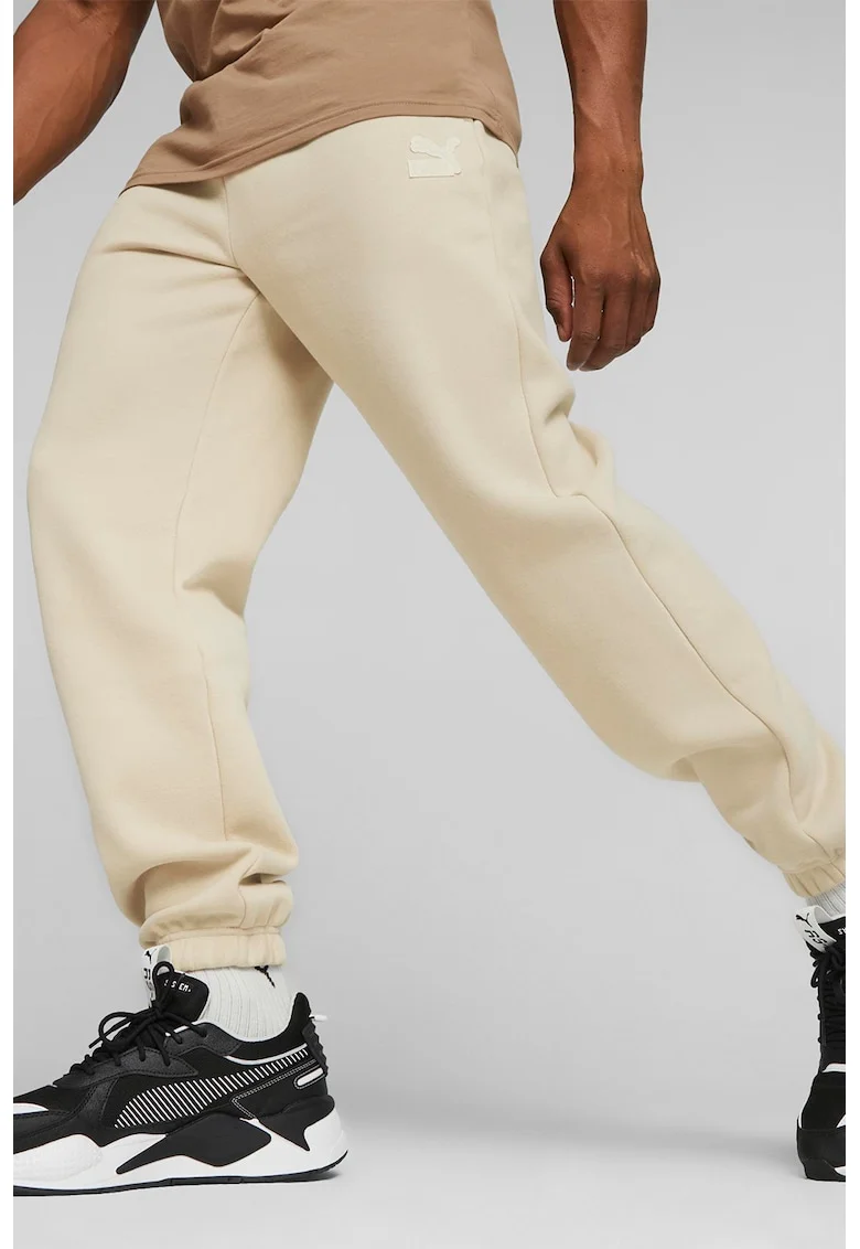 Pantaloni sport din amestec de bumbac Classics, Bej