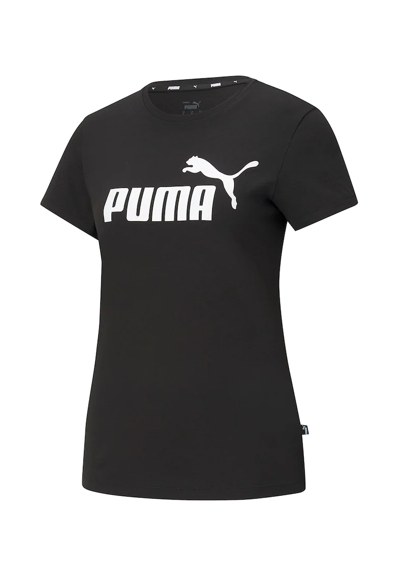 Tricou cu imprimeu logo ESS, Negru